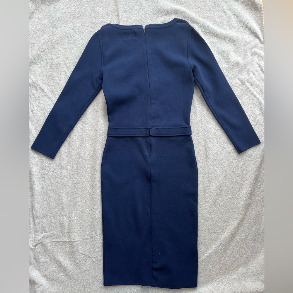 Reiss royal blue midi dress - Picture 3 of 7
